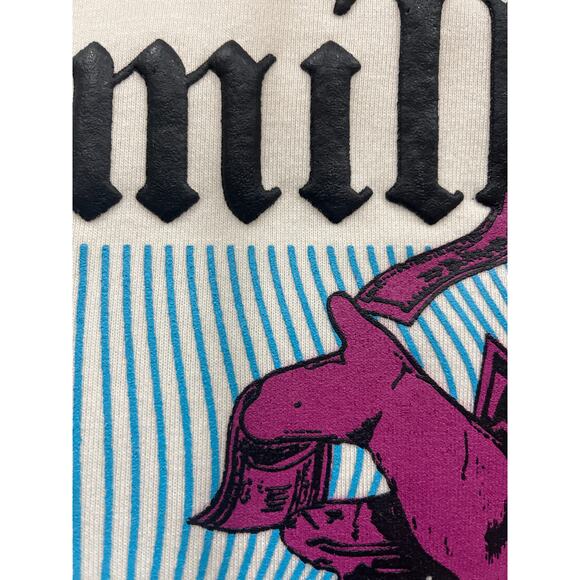 Genuine Authentic Garment Puff Print Millionaire Graphic Baby Hoodie Mens 2XL - Picture 6 of 6